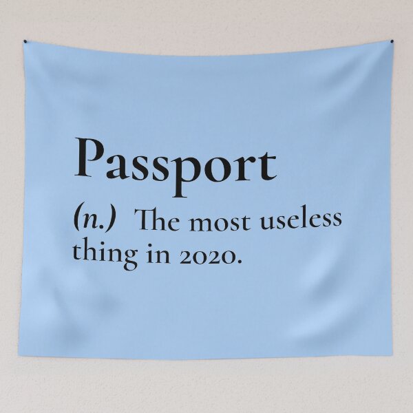 Item preview, Passport The Most Useless Thing In 2020 Meaning designed and sold by Sour Soul.