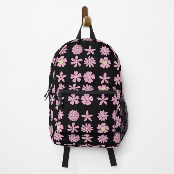 Item preview, Bib Flowers Pack in Pastel Pink on Black designed and sold by CottoVerdi.