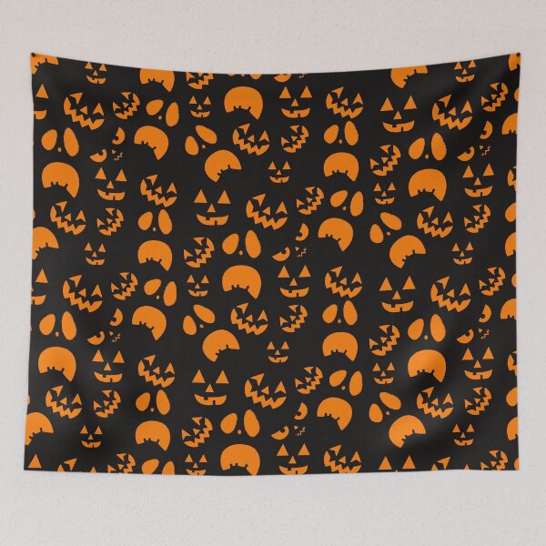 Item preview, halloween pumpkin face pattern jack o lantern designed and sold by GoodyLeo.