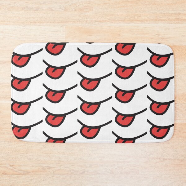 Item preview, Cheeky grin. Poking tongue out. Black, white, pink. Cartoon, unisex designed and sold by JellyBeenzz.