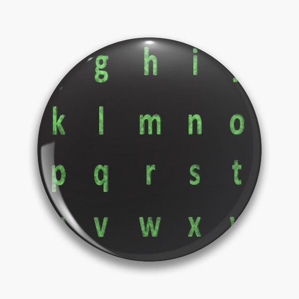 Item preview, complete alphabet - green suede designed and sold by ZiphGames.