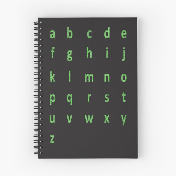 Item preview, complete alphabet - green suede designed and sold by ZiphGames.