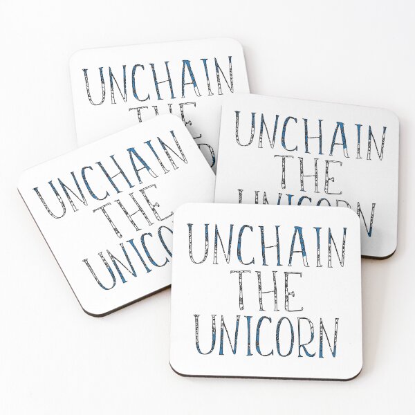 Item preview, UNCHAIN THE UNICORN, Scottish Independence Saltire Flag Slogan designed and sold by MacPean.