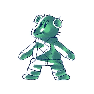 Artwork thumbnail, Teddy bear by Rilau
