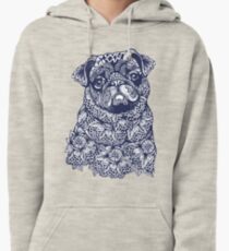 Mandala of Pug Pullover Hoodie
