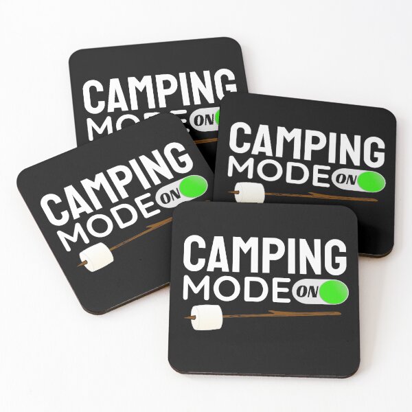 Item preview, Camping Mode ON Marshmallow designed and sold by jacks-tees.