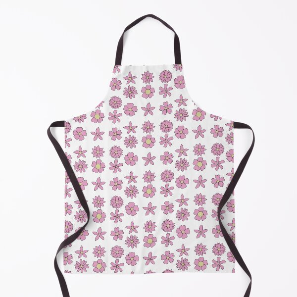 Item preview, Bib Flowers Pack in Pastel Pink on White designed and sold by CottoVerdi.