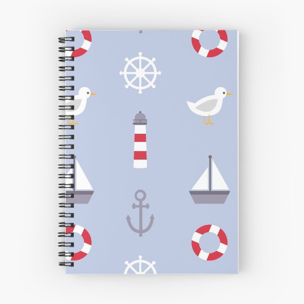 Item preview, Fun Happy Nautical Cruise Yacht Pattern designed and sold by Curious-Lens.