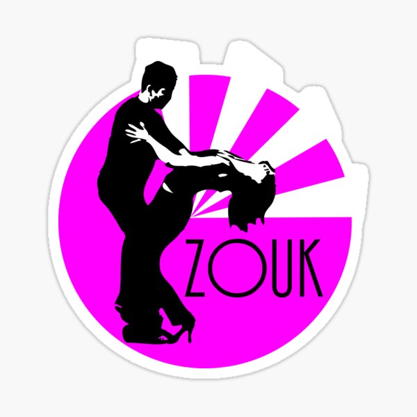 lets dance brasilian zouk Sticker