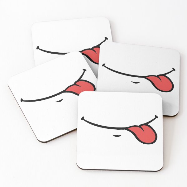 Item preview, Cheeky grin. Poking tongue out. Black, pink. Cartoon, unisex designed and sold by JellyBeenzz.