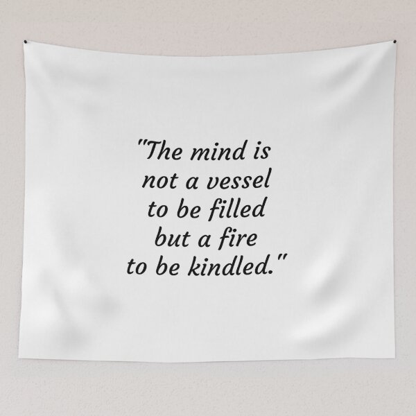 Item preview, The mind is not a vessel -Plutarch designed and sold by Adel Qasem.
