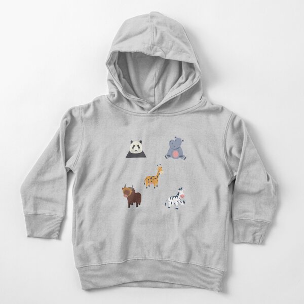 wild baby animals Toddler Pullover Hoodie
