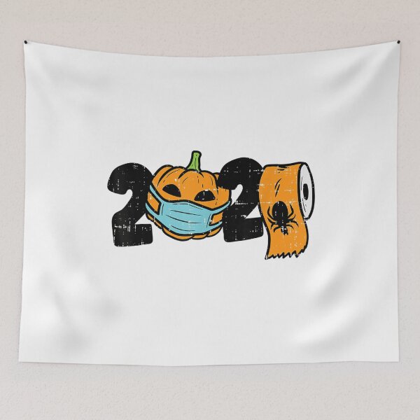 Item preview, 2020 Pumpkin In Mask Toilet Paper Halloween Quarantine designed and sold by ShirleysNichols.