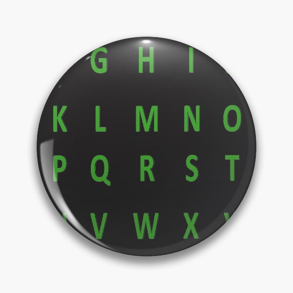 Item preview, complete alphabet - dark green designed and sold by ZiphGames.