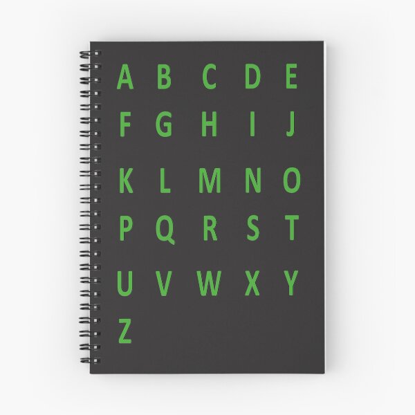 Item preview, complete alphabet - dark green designed and sold by ZiphGames.