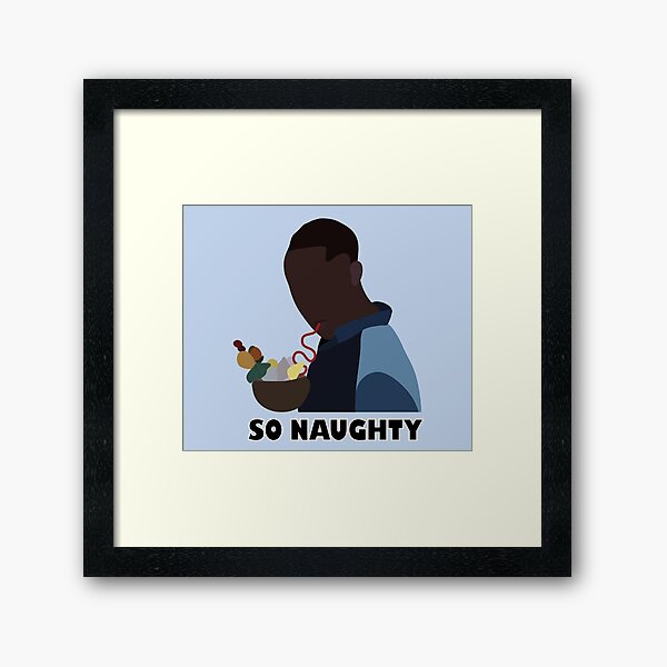 Winston Bishop So Naughty New Girl Framed Art Print