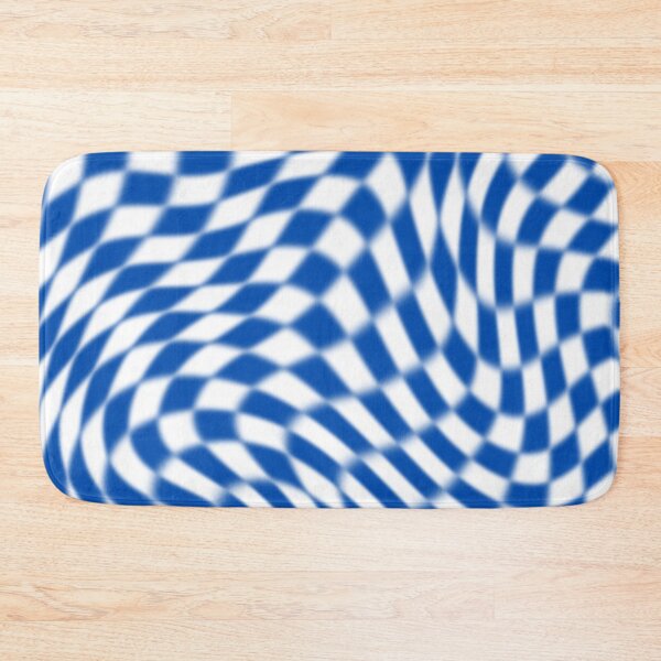 Item preview,  Trippy Blue Checkered Pattern designed and sold by STAR10008.