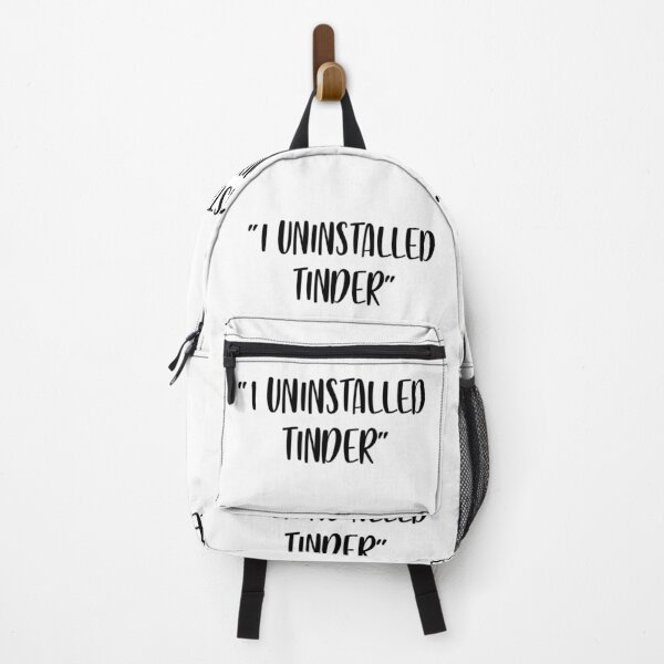 Item preview, I Uninstalled Tinder - White Lie Party designed and sold by johnta17.