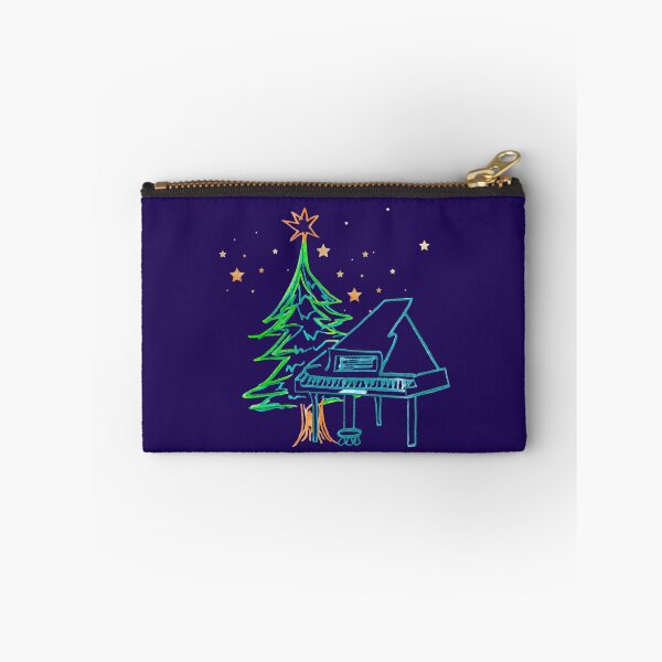 Item preview, Piano and Christmas Tree with Stars designed and sold by DesignsofNote.