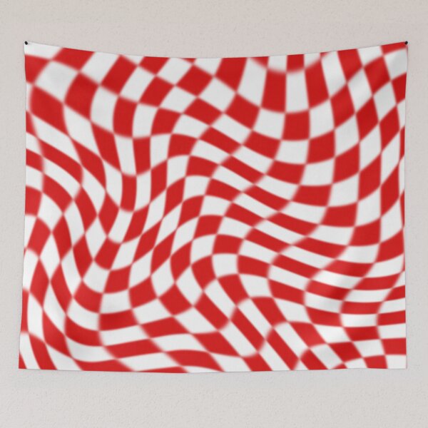 Item preview, Trippy Red Checkered Pattern designed and sold by STAR10008.