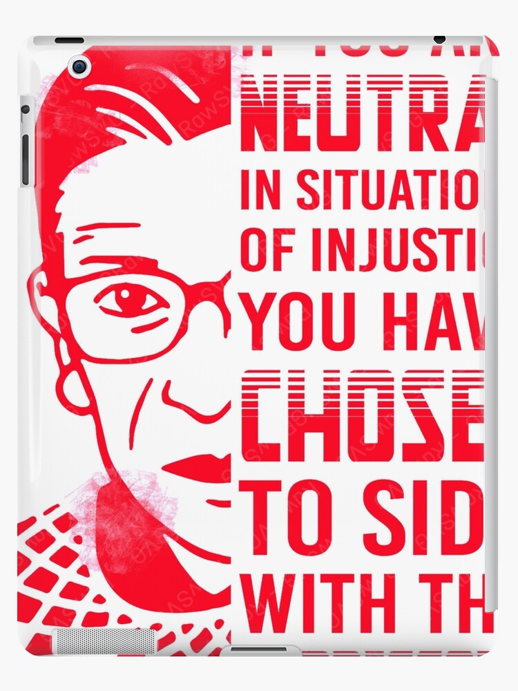 Download Ruth Bader Ginsburg What Would Do Notorious Rbg Feminism Protest Girl Women Power I Dissent Quote Supreme Court Shirt Design Svg File Cricut Ipad Case Skin By Esboha Redbubble