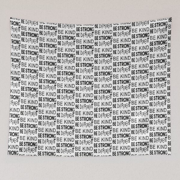 Item preview, Be kind. Be strong. Be different. designed and sold by ReluctantChickn.