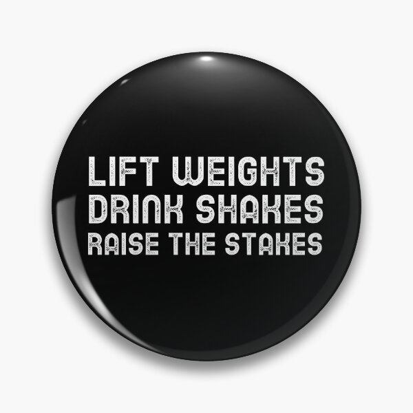 Item preview, Lift Weights Drink Shakes Raise the Stakes designed and sold by ThydraDesigns.
