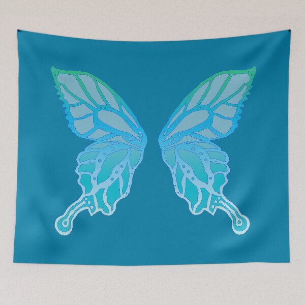 Item preview, Butterfly Faerie Wings you can wear!!!! (Deep Freeze) designed and sold by foxandtigersden.
