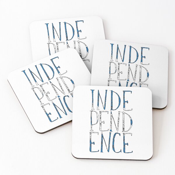Item preview, INDEPENDENCE, Scottish Independence Saltire Flag Slogan designed and sold by MacPean.