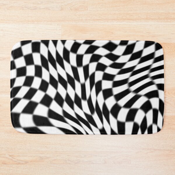 Item preview, Trippy Black Checkered Pattern designed and sold by STAR10008.