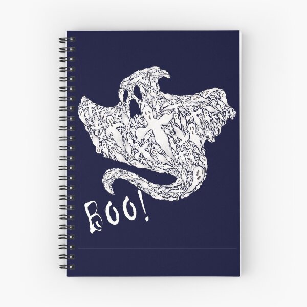 Item preview, Boo! Ghostliest Ghosts // Navy designed and sold by Lets-Get-Spooky.