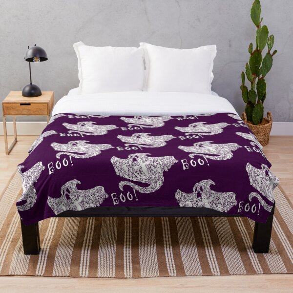 Artikelvorschau, Boo! Ghostliest Ghosts // Dark Purple entworfen und verkauft von Lets-Get-Spooky.