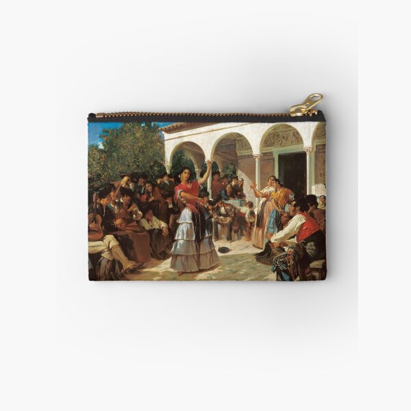 Item preview, A Gypsy Dance in the Gardens of the Alcázar, in Front of Charles V Pavilion - Alfred Dehodencq designed and sold by CJET.