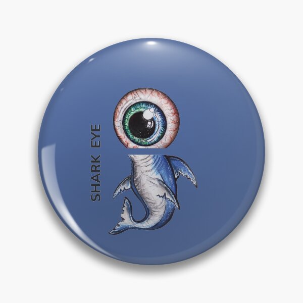 Item preview, SHARK EYE by FrankenDuo azure blue designed and sold by FrankenDuo.