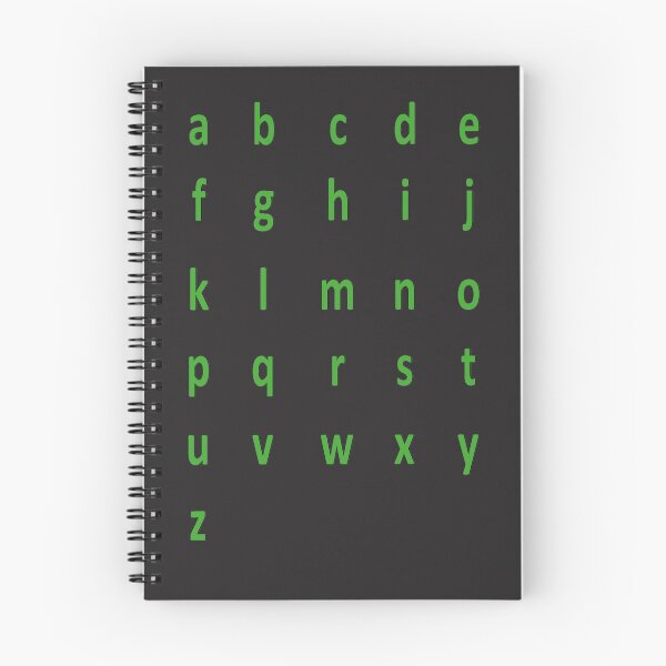 Item preview, complete alphabet - dark green designed and sold by ZiphGames.