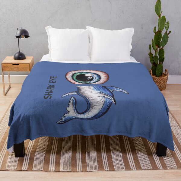 Item preview, SHARK EYE by FrankenDuo azure blue designed and sold by FrankenDuo.