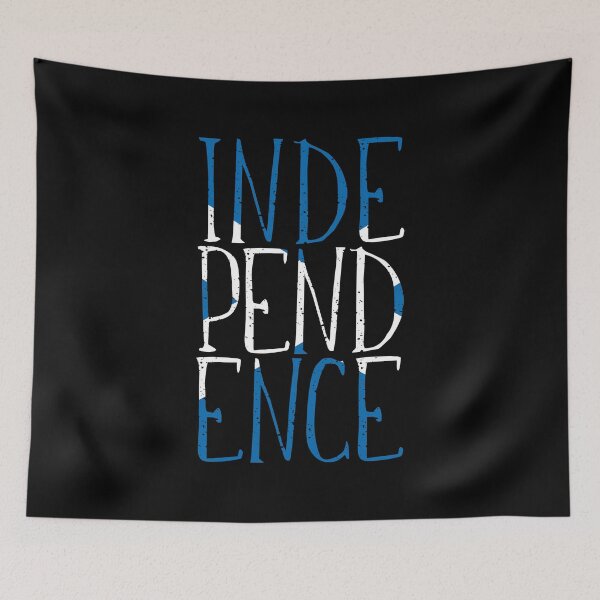 Item preview, INDEPENDENCE, Scottish Independence Saltire Flag Slogan designed and sold by MacPean.