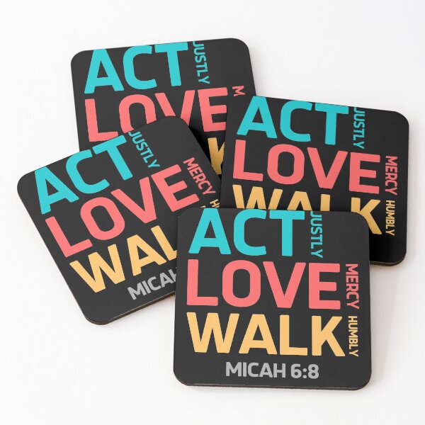 Item preview, Micah 6 8 Act Love Walk Justly Mercy Humbly designed and sold by ohmier.