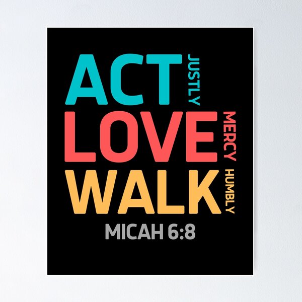 Act Love Walk {Poster}