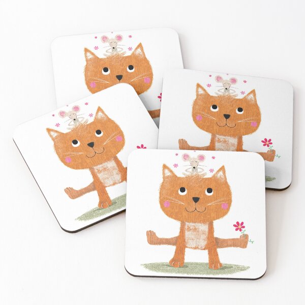 Item preview, Cat and mouse yoga designed and sold by Tracy Cottingham.