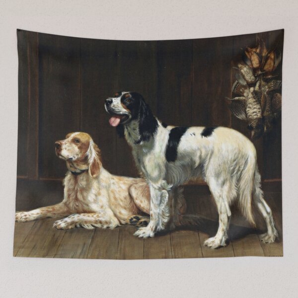 Item preview, A Pair of Setters - Alexander Pope - 1913 designed and sold by CJET.