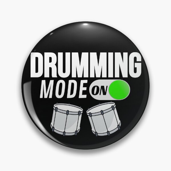 Item preview, Drummer Mode ON Drumming designed and sold by jacks-tees.