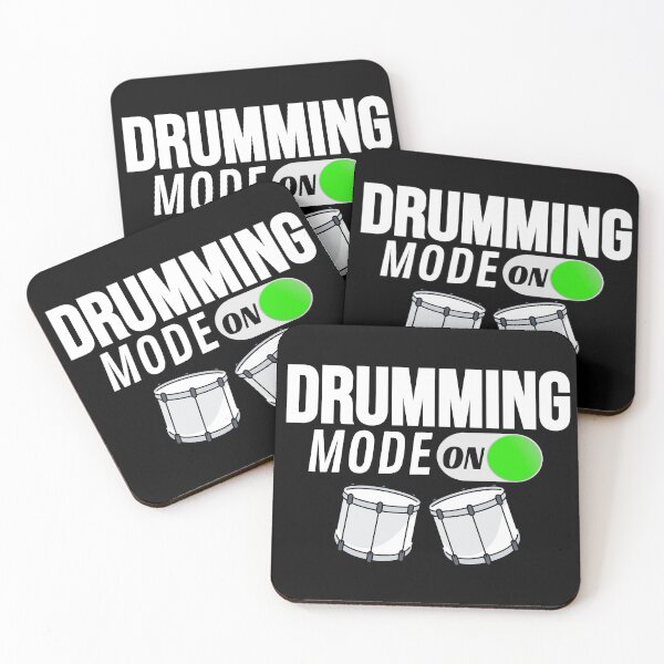 Item preview, Drummer Mode ON Drumming designed and sold by jacks-tees.
