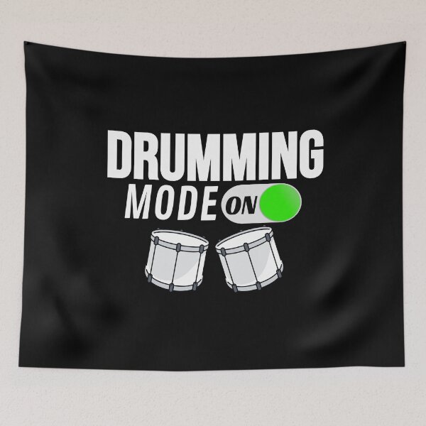 Item preview, Drummer Mode ON Drumming designed and sold by jacks-tees.