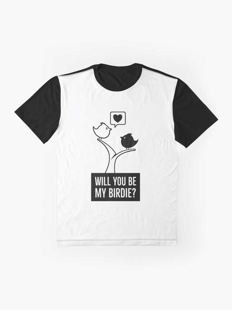 Alternate view of Bird love and love for birds Graphic T-Shirt