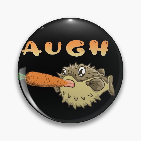 Item preview, Pufferfish Eating a Carrot  designed and sold by StarByAsem.