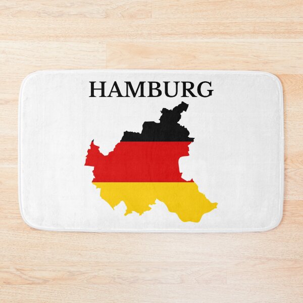 Item preview, Hamburg Map, Germany designed and sold by marosharaf.