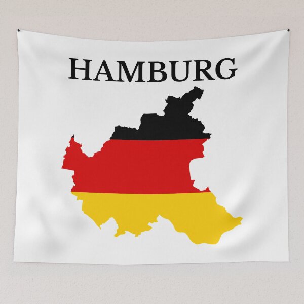 Item preview, Hamburg Map, Germany designed and sold by marosharaf.