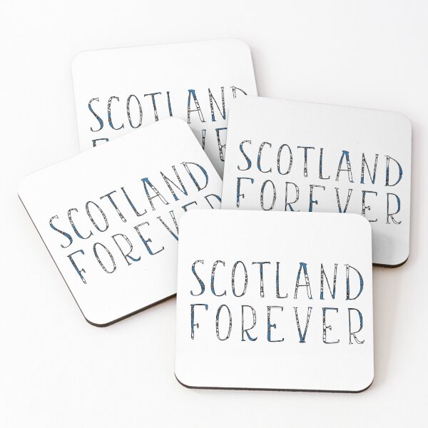 Artikelvorschau, SCHOTTLAND FÜR IMMER, schottischer Saltire-Flaggen-Text-Slogan entworfen und verkauft von MacPean.
