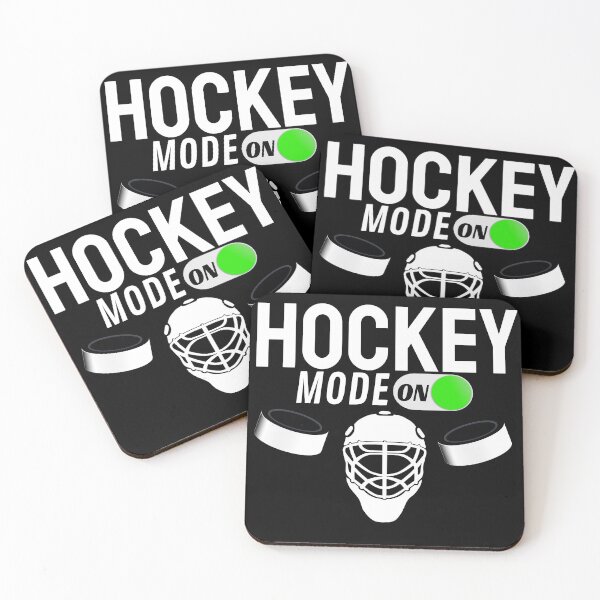 Item preview, Hockey Mode ON Goalie Pucks designed and sold by jacks-tees.